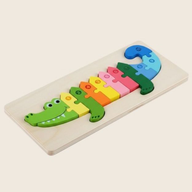 Picture of Crocodile Number Puzzle