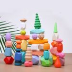 Picture of Wooden Stacking Rocks