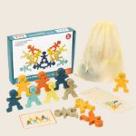 Picture of Cartoon Balance Stacking & Color Sorting Blocks