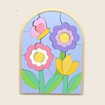 Picture of Flower Patterned Color Puzzle