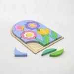 Picture of Flower Patterned Color Puzzle