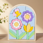 Picture of Flower Patterned Color Puzzle