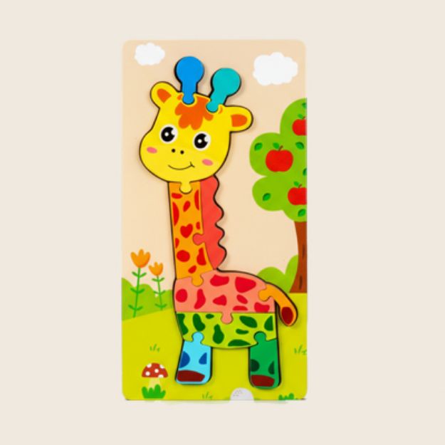 Picture of Wooden Animal Puzzle (Giraffe)