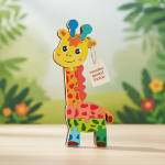 Picture of Wooden Animal Puzzle (Giraffe)