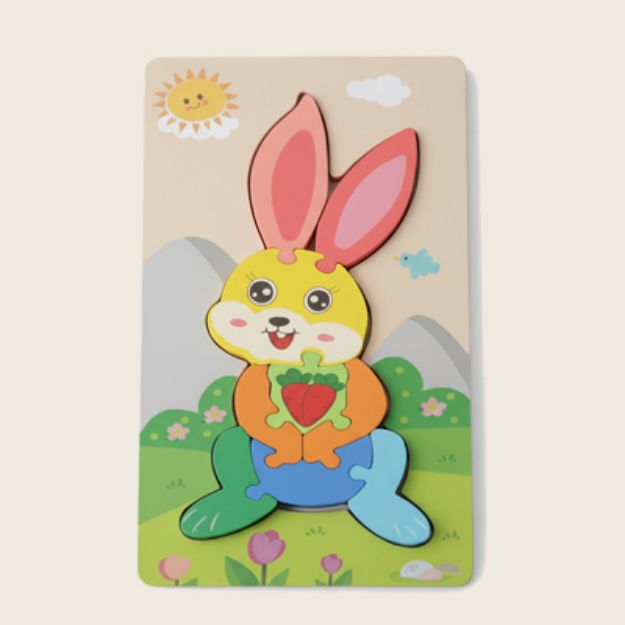 Picture of Wooden Animal Puzzle (Bunny)