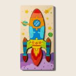 Picture of Wooden Rocket Puzzle