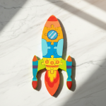Picture of Wooden Rocket Puzzle