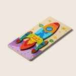 Picture of Wooden Rocket Puzzle