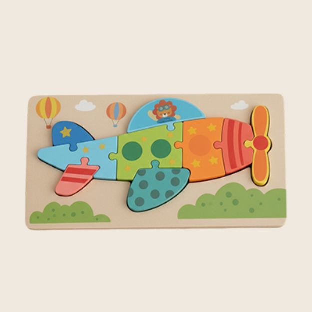 Picture of Wooden Airplane Puzzle