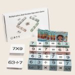 Picture of Multiplication & Division Operation Game – Wooden Math Learning Set
