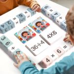 Picture of Multiplication & Division Operation Game – Wooden Math Learning Set
