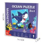 Picture of Ocean Animals Levelled Puzzle – Magnetic