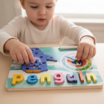 Picture of Penguin Learning Board – Educational Wooden Activity Board for Early Learning